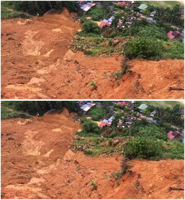 Nửa quả núi đổ ập xuống khu vực có 20 hộ dân sinh sống ở Hải Phòng-2