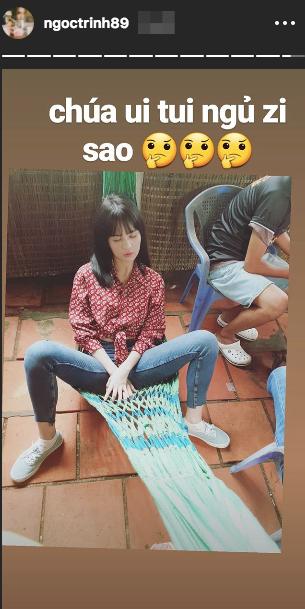 Ngọc Trinh mặc váy trong suốt nhưng ngồi bá đạo khiến ai cũng hết hồn-2