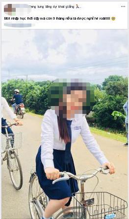 Giữa tin đồn bán dâm trăm triệu, nữ MC xinh đẹp C.V vẫn hồn nhiên đăng ảnh áo trắng đến trường-1