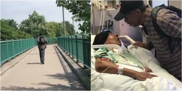 Người đàn ông 90 tuổi mỗi ngày đi 20km đến thăm vợ, chứng minh tình yêu luôn vĩnh cửu-2