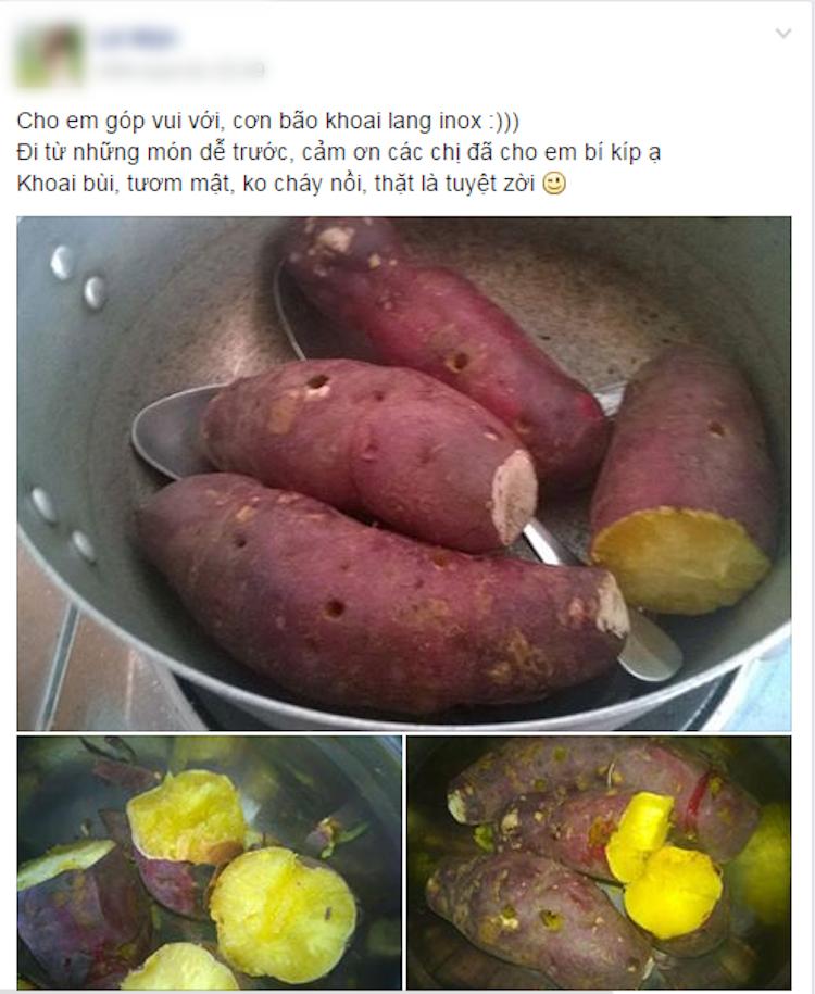 Không cần luộc, không cần nướng, thực hiện theo 4 bước đơn giản sau bạn sẽ có một nồi khoai ngon tuyệt hảo-6