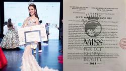 Không chỉ rơi ngôi Á hậu, Thư Dung tiếp tục bị tước vương miện Hoa hậu Sắc đẹp Hoàn mỹ 2017