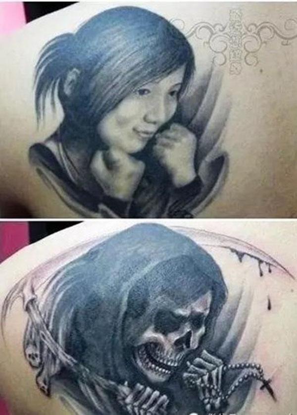 Hậu chia tay, anh chàng để hình xăm bạn gái đeo khẩu trang khiến dân tình tranh cãi-6