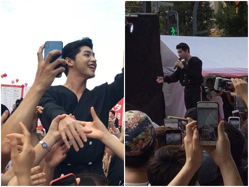 Khán giả kéo đến xem Noo Phước Thịnh gây tắc nghẽn cả con phố-7