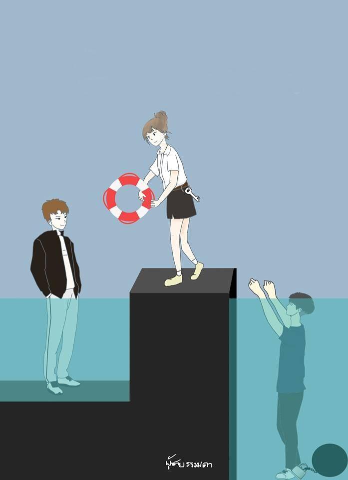 Bộ ảnh chuẩn không cần chỉnh về việc con gái hết yêu, đổi trắng thay đen-3