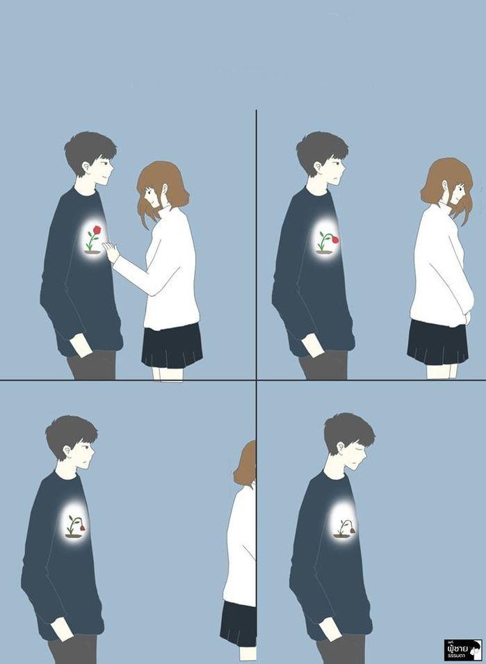 Bộ ảnh chuẩn không cần chỉnh về việc con gái hết yêu, đổi trắng thay đen-15