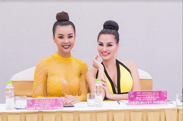 Nữ hoàng sắc đẹp Trần Huyền Nhung quyến rũ trên ‘ghế nóng’-2