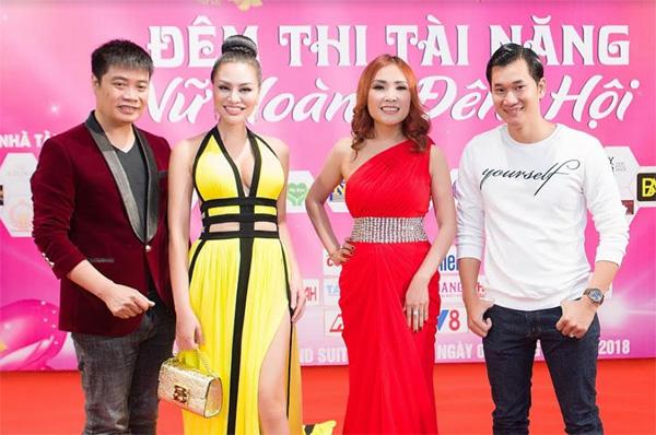 Nữ hoàng sắc đẹp Trần Huyền Nhung quyến rũ trên ‘ghế nóng’-3