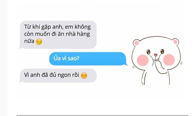 Nhắn tin thả thính tình như cái bình, cười không ngậm được miệng chỉ có thể là của crush-4