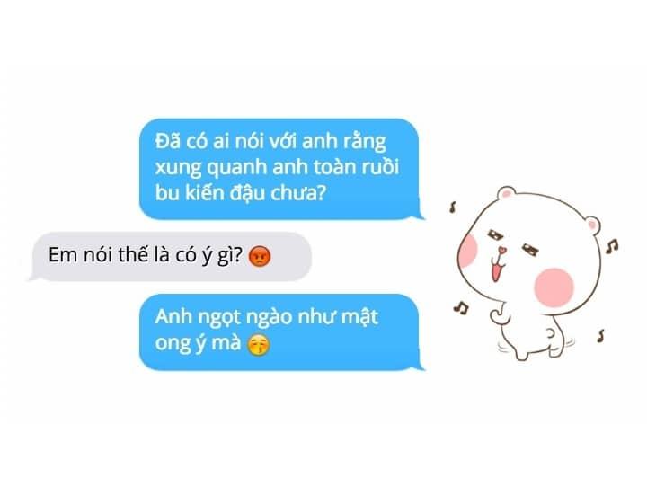 Nhắn tin thả thính tình như cái bình, cười không ngậm được miệng chỉ có thể là của crush-6