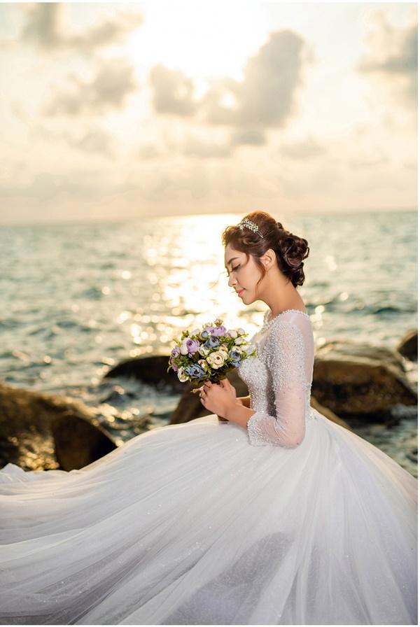 Ngắm trọn bộ ảnh cưới của Hoa hậu Đại dương Đặng Thu Thảo-3