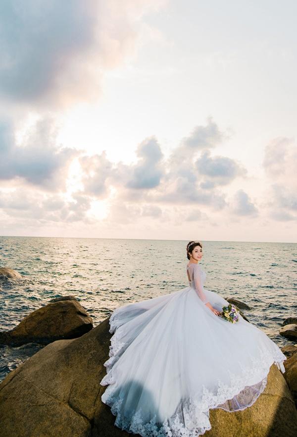 Ngắm trọn bộ ảnh cưới của Hoa hậu Đại dương Đặng Thu Thảo-8