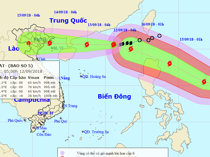Siêu bão Mangkhut tiến nhanh về Biển Đông-3