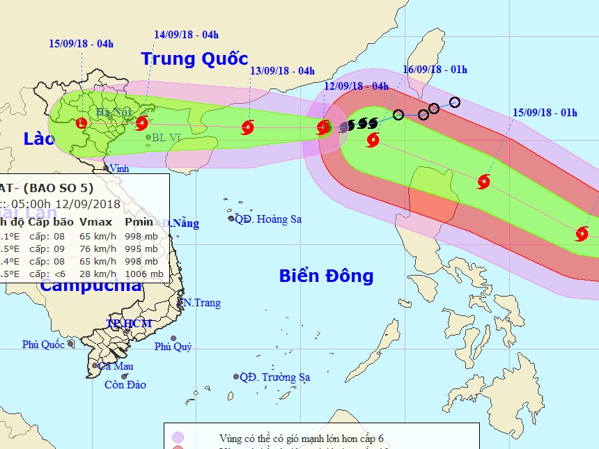 Áp thấp nhiệt đới có thể mạnh thành bão số 5, hướng đi lắt léo-2