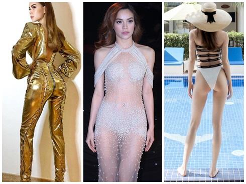 Mặc quần khoét vòng 3 đã là gì, Hồ Ngọc Hà còn đốt mắt người nhìn với loạt thiết kế 'hở đơn hở kép' sexy hơn nhiều