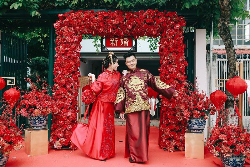 Bộ ảnh ăn hỏi độc đáo của cặp đôi người Việt gốc Hoa gây sốt mạng xã hội-2