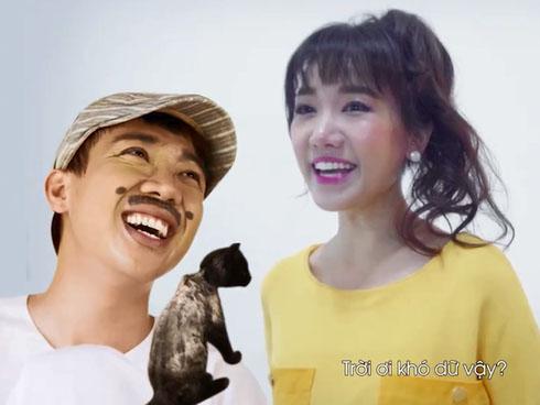 Bắt chước ông xã cover trào lưu 'tròn vuông tam giác', Hari Won khiến khán giả cười mém xỉu vì vừa sai vừa lỗi