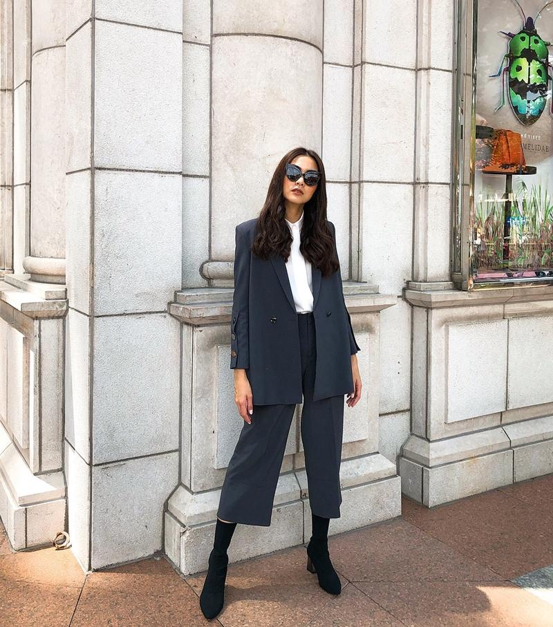 Tăng Thanh Hà lên đồ công sở sành điệu - Sơn Tùng dát hàng hiệu chất ngất dẫn đầu top sao mặc street style đẹp-2