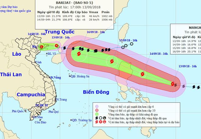 Siêu bão Mangkhut tiến nhanh về Biển Đông-1
