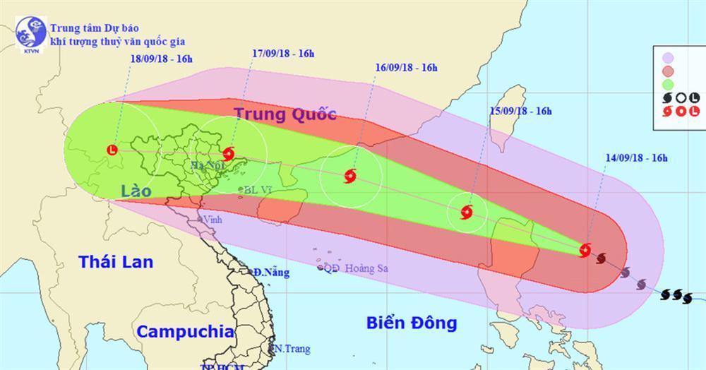 Yêu cầu sớm ứng phó với Mangkhut - siêu bão đang mạnh nhất thế giới-4