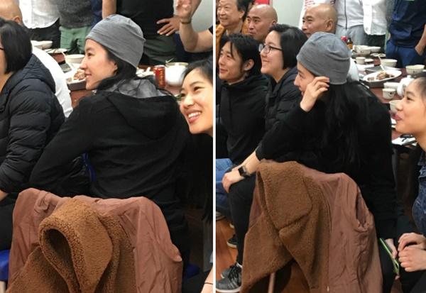 Lưu Diệc Phi để mặt mộc đi ăn tối với êkíp ở New Zealand-2