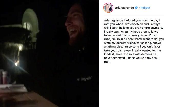 Ariana Grande xin lỗi và cầu mong bạn trai cũ Mac Miller an nghỉ-1