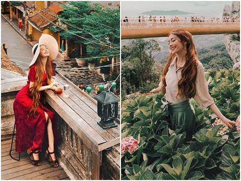 Không thể rời mắt khỏi loạt ảnh check-in tuyệt đẹp của 'hot girl tóc mây' tại Việt Nam