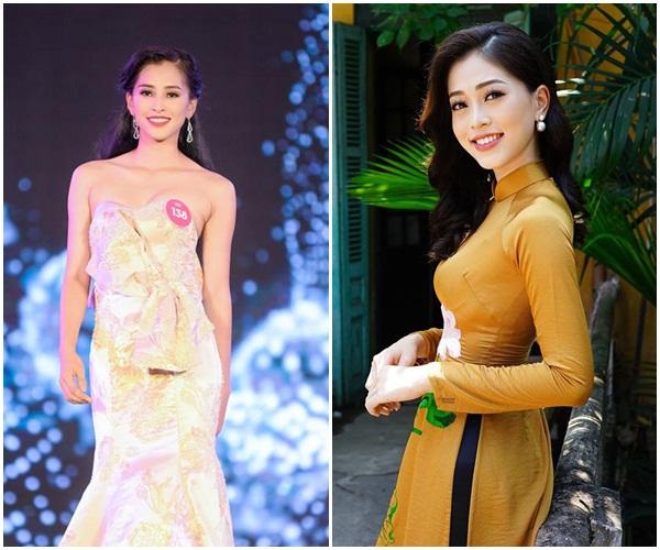 Nhan sắc tân hoa hậu Trần Tiểu Vy rực rỡ là thế nhưng vẫn đôi phần lép vế nếu so với Á hậu 1 Bùi Phương Nga-11