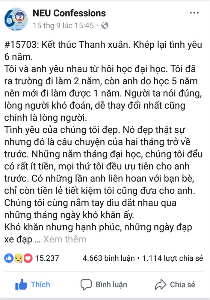 Cuộc tình đẹp 6 năm kết thúc đau đớn chỉ vì người mới quen vài ngày-1