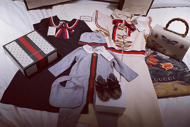 Muốn làm RICH MOM phải như Huyền Baby: Cho quý tử chơi hàng hiệu ngay từ trong trứng-6