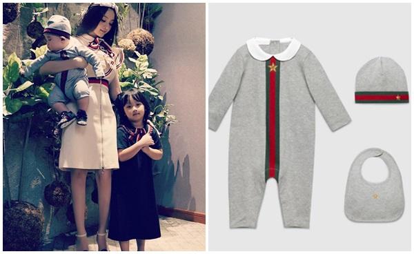 Muốn làm RICH MOM phải như Huyền Baby: Cho quý tử chơi hàng hiệu ngay từ trong trứng-8
