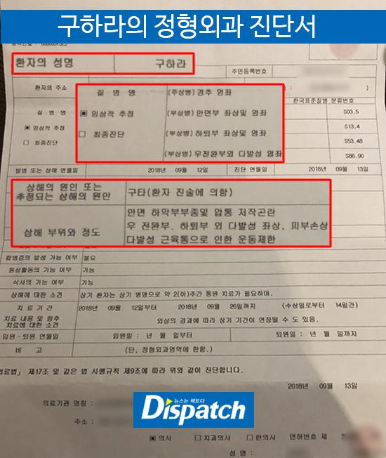 Búp bê xứ Hàn Goo Hara tung bằng chứng bị bạn trai đánh bầm dập vùng kín-7