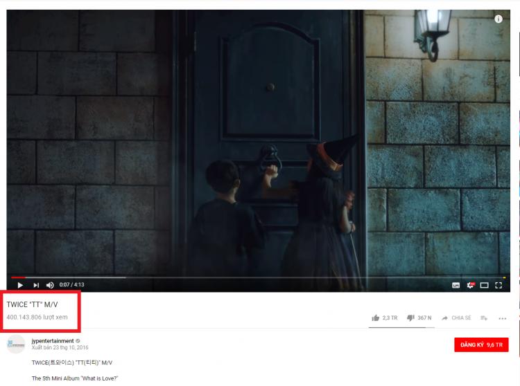 Tin vui: TWICE đã có MV đầu tiên đạt 400 triệu views, thời gian cán mốc con số này là…-1