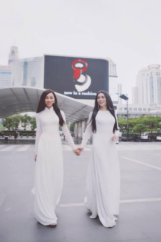 Đi đám cưới Kim Nhã, BB Trần - Hải Triều tranh thủ cho ra lò bộ ảnh áo dài chất lừ tại Thái Lan-7