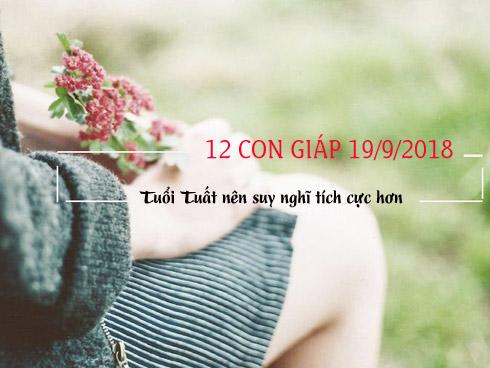 Tử vi thứ Tư ngày 19/9/2018 của 12 con giáp: Tuổi Ngọ cân bằng, tuổi Mùi nói ít làm nhiều