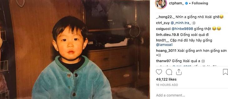 Đăng ảnh xưa ơi là xưa, vlogger Huyme khiến fans giật mình vì giống cháu trai như hai giọt nước-1