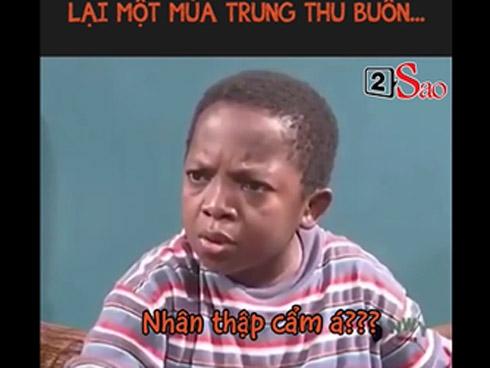 'Cười rụng răng' với clip 'Trung Thu mà không có bánh đậu xanh ăn thì thật là... bi ai'