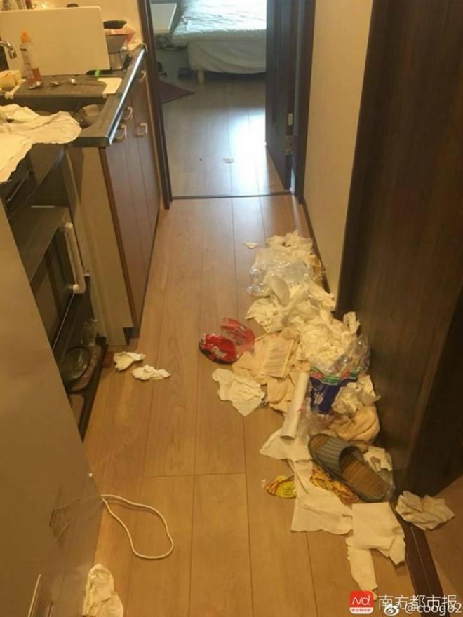 Xả rác ở căn hộ thuê trong kỳ nghỉ, khách Trung Quốc gây bất bình-1