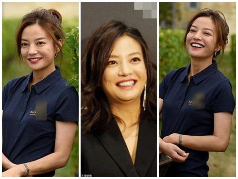 'Én nhỏ' Triệu Vy lộ da nhăn nheo, răng cái trắng cái ngà