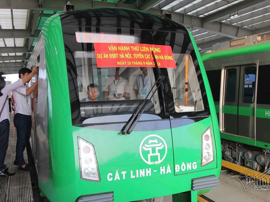 13 đoàn tàu Cát Linh - Hà Đông được cấp chứng nhận đăng kiểm tạm thời để chạy thử-3