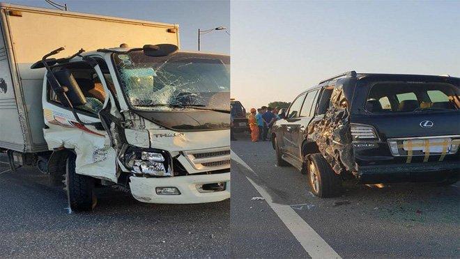 Tài xế xe tải lý giải vì sao đâm xe Lexus biển tứ quý 8-1