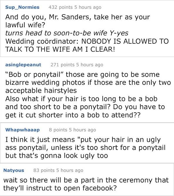 Cô dâu gây sốc với khách mời với list 10 quy định kỳ lạ-4