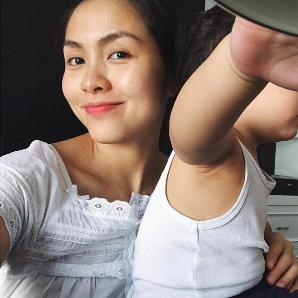 Quý tử 3 tuổi nhà Tăng Thanh Hà không ngờ bé xíu mà nói tiếng Anh đã cực kỳ chất-7