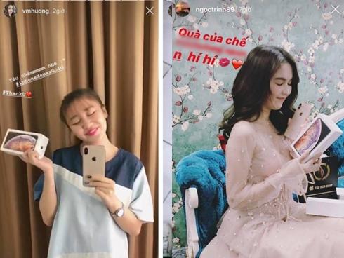 Những sao Việt đầu tiên chạm tay vào iPhone Xs, Xs Max 'nóng phỏng tay'