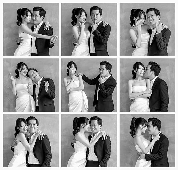 Trường Giang Nhã Phương mang dép tổ ong chụp hình cưới-7