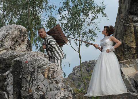 Những bộ ảnh cưới mang phong cách độc lạ của sao Việt-10