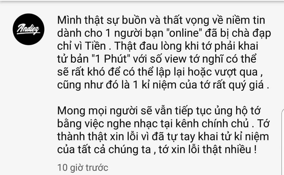 Bản hit 83 triệu view từng gây bão có tên 1 phút bất ngờ bốc hơi khỏi Youtube-2