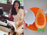 Hoa hậu Đặng Thu Thảo khoe bữa ăn rau củ đầu tiên của con gái