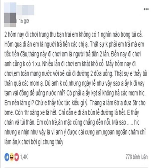 Đàn ông đi chơi không có nổi 200 nghìn trong người thì tốt nhất đừng yêu ai!-1