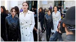 Hội ngộ ở Paris Fashion Week, Kỳ Duyên 'đánh sập' mỹ nhân không tuổi Dara cả thần thái lẫn vóc dáng